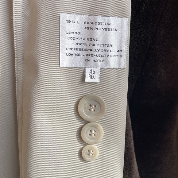 Men’s Coat Vintage Misty Harbor Trench 46 - Picture 15 of 16